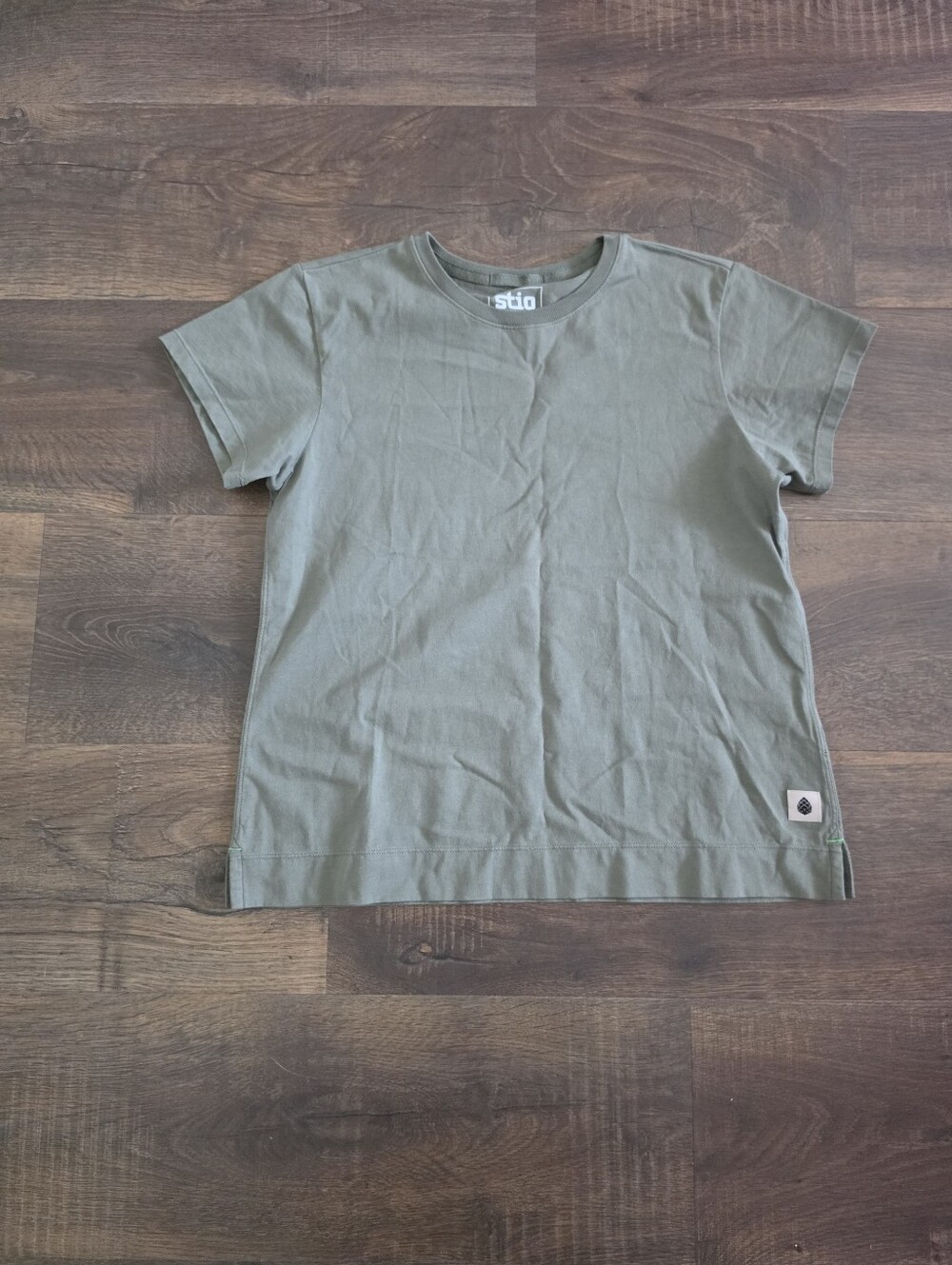 Stio Women's Olive Green Crew Tee